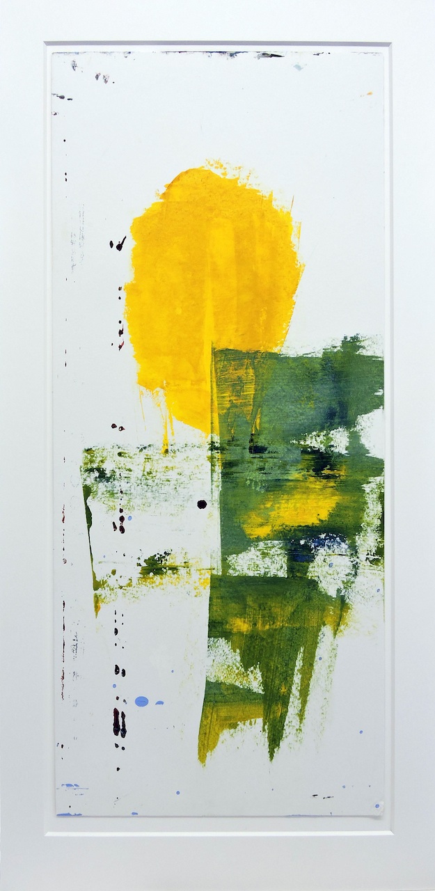 La Tete Jaune, Manuela Gottfried 2021, Acryl auf Karton, 42 x 82 cm, anfragen