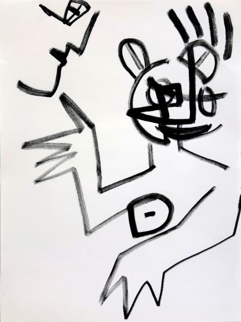 Fig 4595, Manuela Gottfried 2026, Zeichnung 30 x 40 cm, anfragen