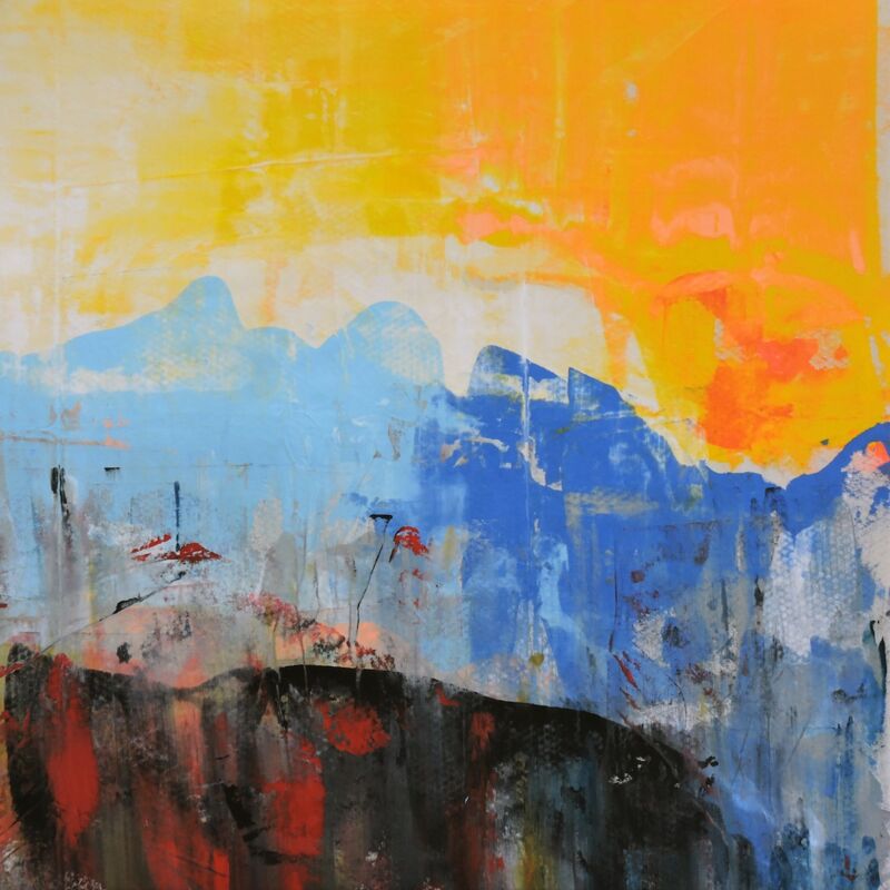 Halea, Manuela Gottfried 2015, Acryl auf Leinwand, 130 x 130 cm, vergriffen