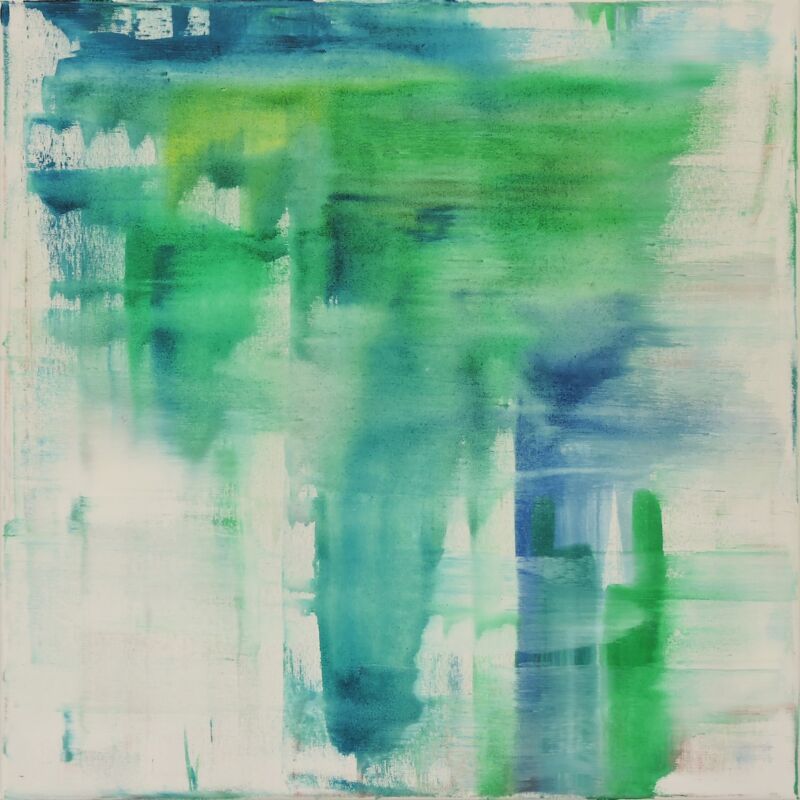 Mint, Manuela Gottfried 2022, 90 x 90 cm, anfragen