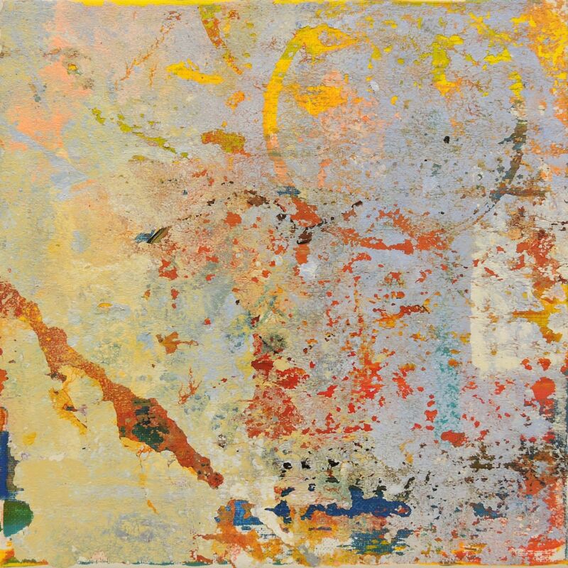Transformation Sonne, Manuela Gottfried, Acryl auf Leinwand, 25 x 25 cm, anfragen