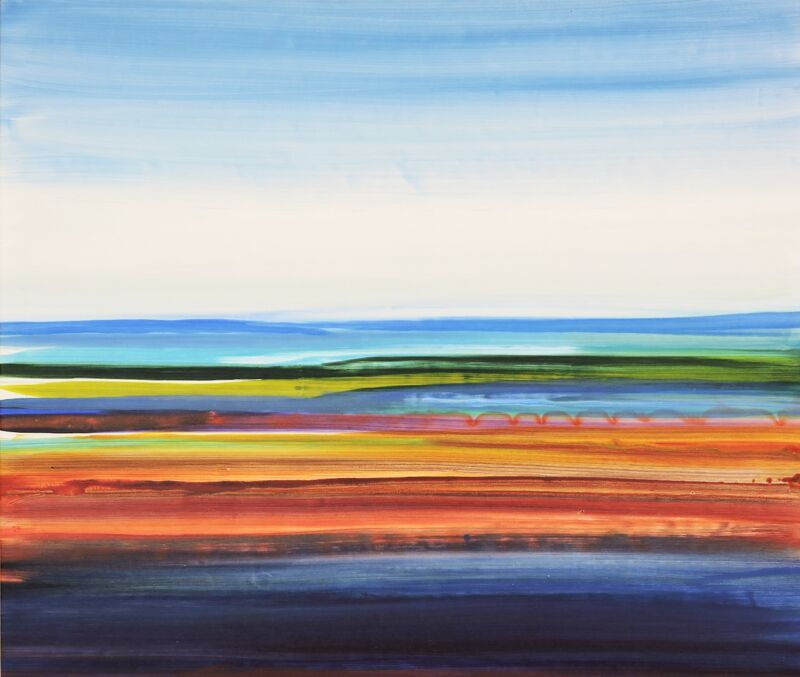 Sonic Sky, Manuela Gottfried, Acryl auf Leinwand, 130 x 110 cm, vergriffen