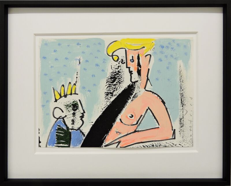 Domina vobiscum, Manuela Gottfried 2022, 30 x 24 cm, anfragen