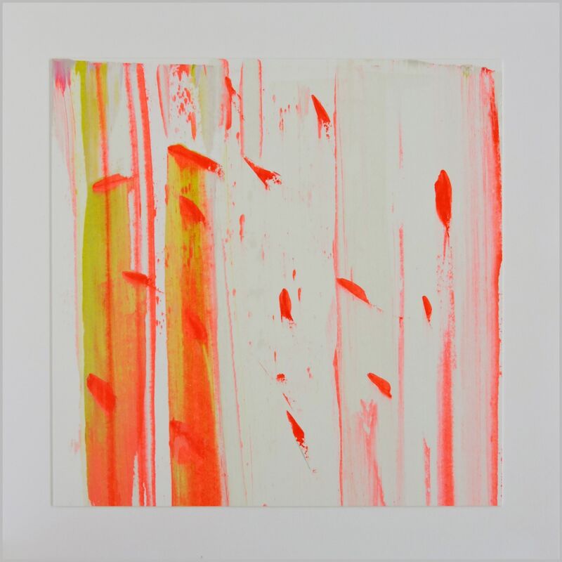 Goldregen, Manuela Gottfried 2016, Acryl auf Karton, 50 x 50 cm, anfragen