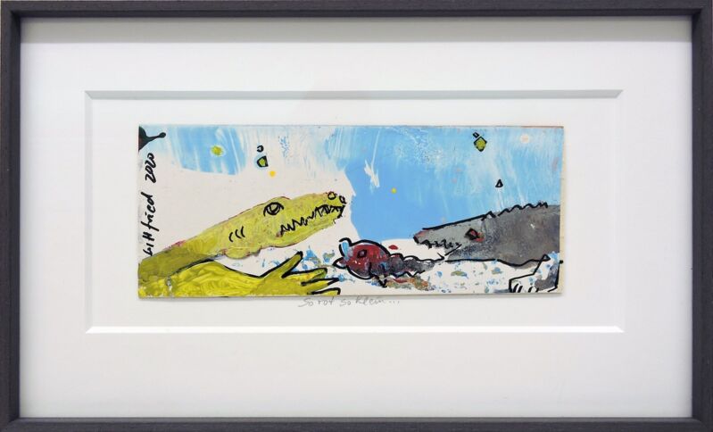 So Rot So Klein, Manuela Gottfried 2021, 40 x 24 cm, gerahmt mit Spezialglas, anfragen