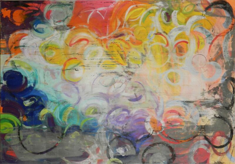 Heritage 2, Manuela Gottfried 2014, Acryl auf Leinwand, 165  x 115 cm, anfragen