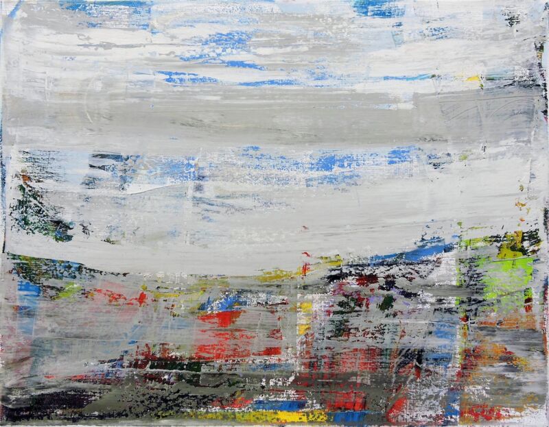 Krappland Fein10, Manuela Gottfried 2018, Öl auf Leinwand, 90 x 70 cm, anfragen