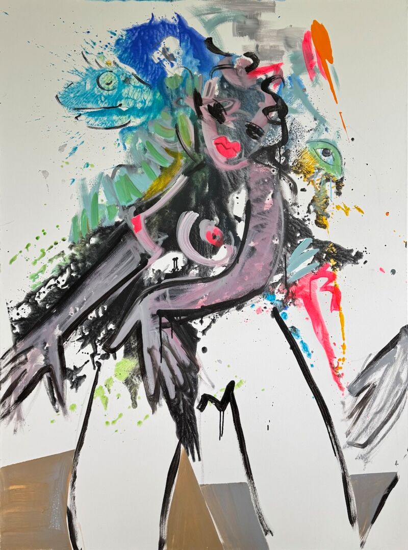 Cooking The Frog 2, Manuela Gottfried, Acryl auf Leinwand, 115 x 155 cm, anfragen