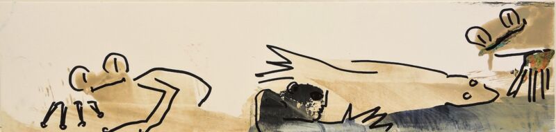 Für immer Frosch, Manuela Gottfried 2020 44 x 10,5 cm, vergriffen
