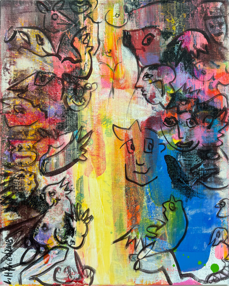 Sexual Appealing, Manuela Gottfried 2018, Acryl auf Leinwand, 40 x 50 cm, anfragen