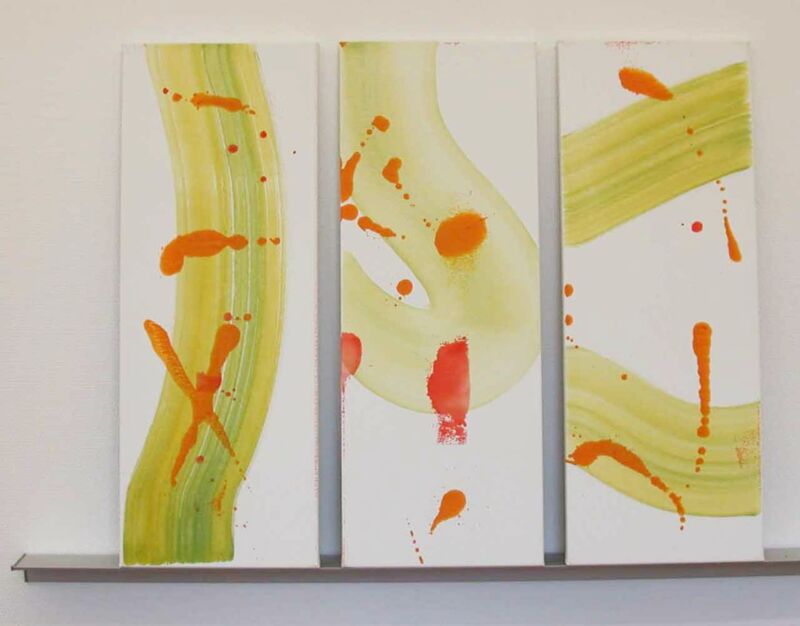 Triptychon Bambus, 3 x 30 x 80 cm, anfragen