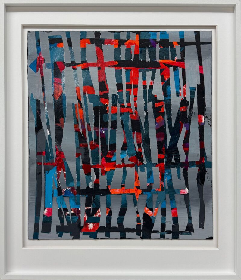 Brick, Manuela Gottfried 2024, Acryl auf Karton, gerahmt, 30 x 35 cm, anfragen