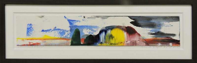 Panorama Drama, Manuela Gottfried, 62,5 x 20 cm, gerahmt Museumsglas, anfragen