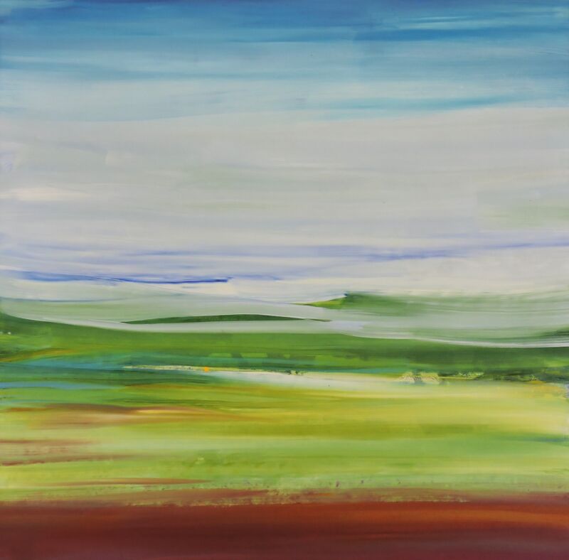 Green, Manuela Gottfried 2016, Acryl auf Leinwand, ca. 180 x 190 cm, anfragen