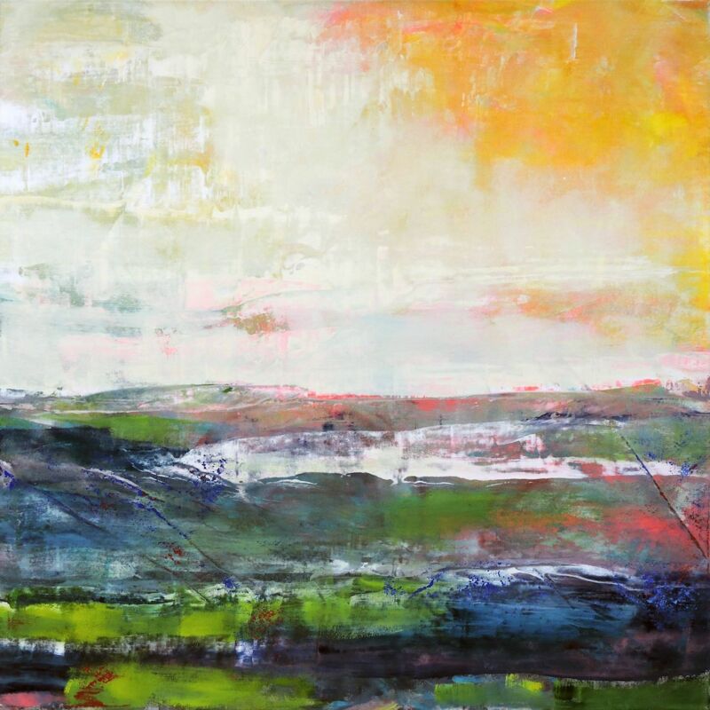 Mint, Manuela Gottfried 2022, 90 x 90 cm, anfragen