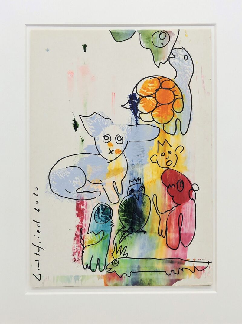 Babyboomer, Manuela Gottfried 2020, Acryl auf Karton im PP, 39 x 53,3 cm, anfragen