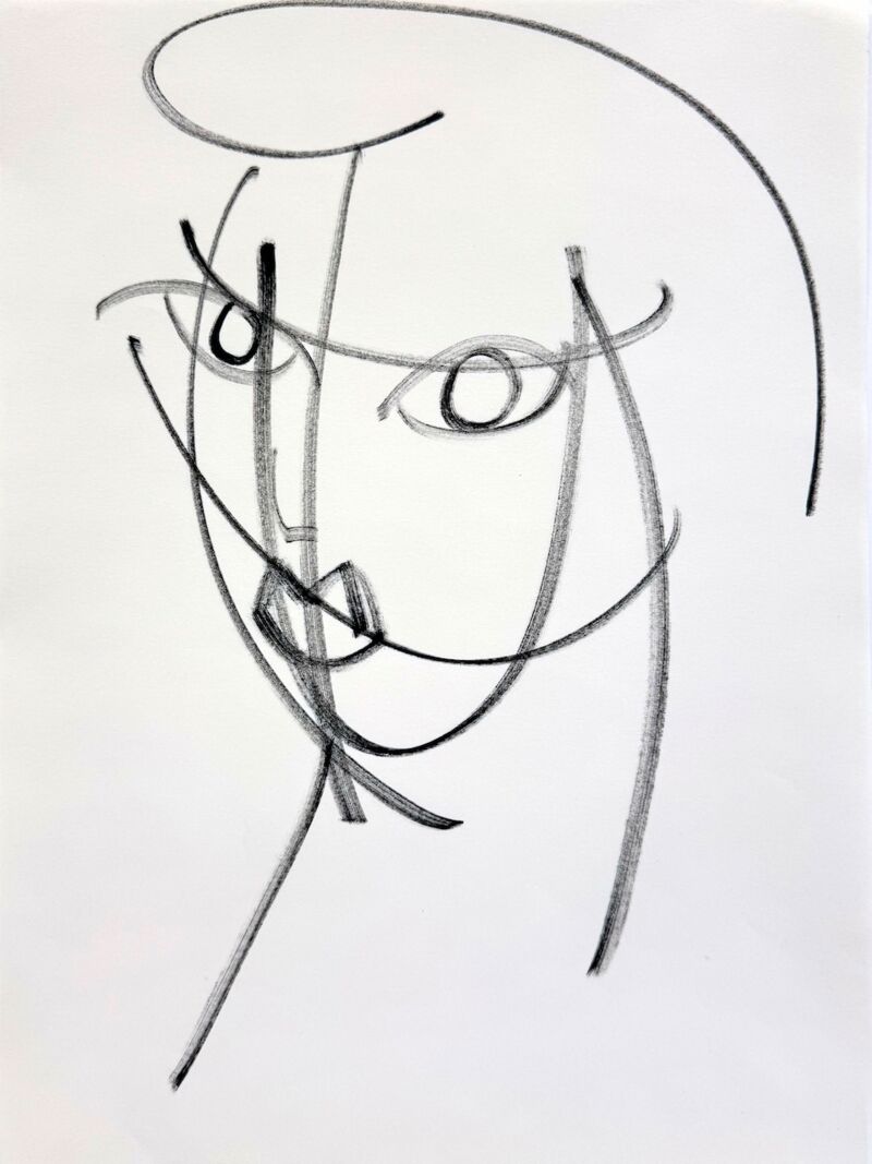 Fig 4591, Manuela Gottfried 2026, Zeichnung 30 x 40 cm, anfragen