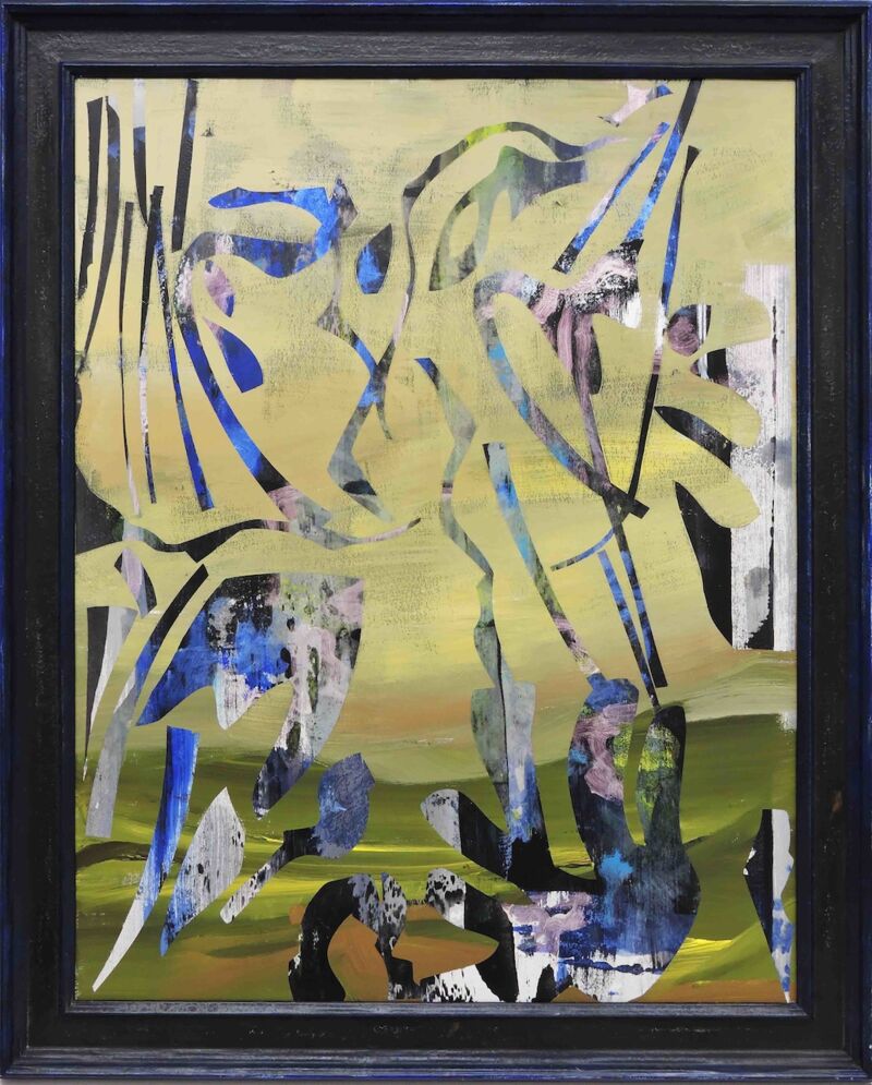 Orpheus' Paradise, Manuela Gottfried 2021, Acryl auf Baumwollkarton, 70 x 90 cm, anfragen