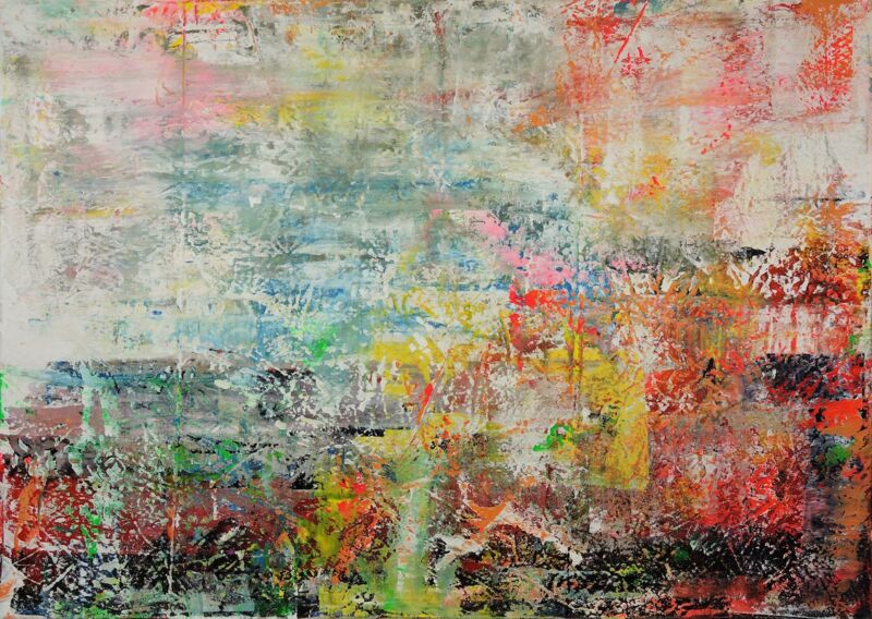 Pure Joy Terra Q, Manuela Gottfried 2020, Acryl auf Leinwand 155 x 110 cm, anfragen