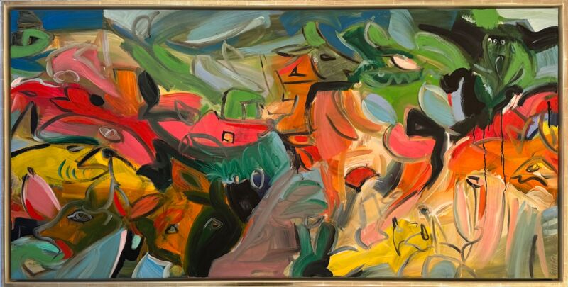 edt, Manuela Gottfried 2016, Acryl auf Leinwand, 165 x 82 cm, vergriffen