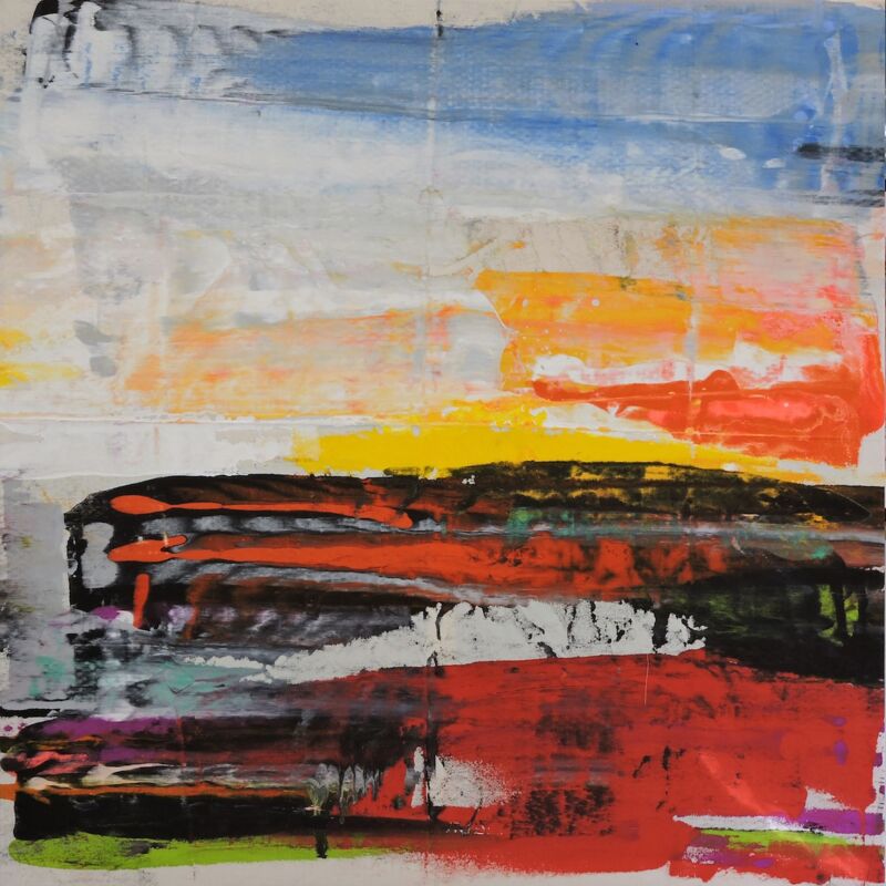 Croox, Manuela Gottfried 2015, Acryl auf Leinwand, 130 x 130 cm, vergriffen