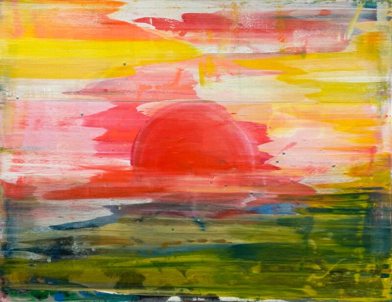 Dive, Manuela Gottfried 2024, Acryl auf Leinwand 130 x 100 cm, anfragen