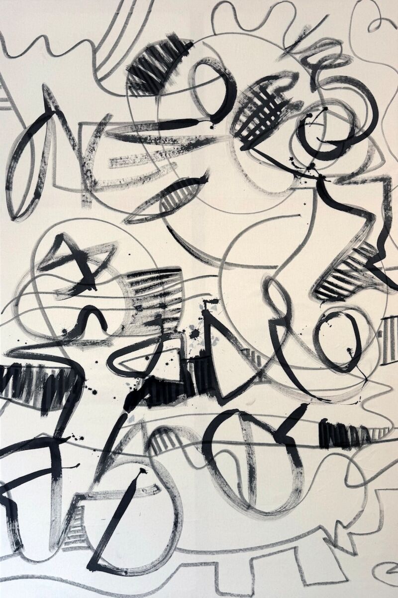 Flower Flight, Manuela Gottfried 2026, Acryl auf Leinwand 130 x 195 cm, anfragen