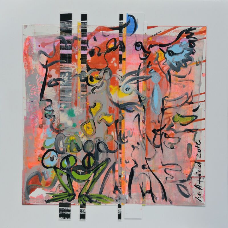 Ecce Homo 2, Manuela Gottfried 2016, Acryl auf Karton, 50 x 50 cm, anfragen