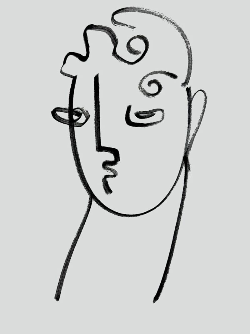 wkFig02, Manuela Gottfried 2026, Zeichnung 30 x 40 cm, anfragen