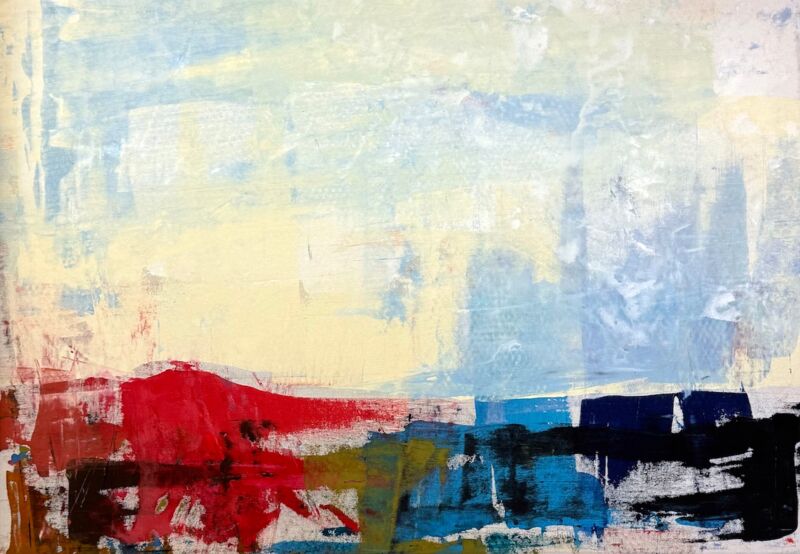 Aurora, Manuela Gottfried 2026, Acryl auf Leinwand, 130 x 90 cm, anfragen