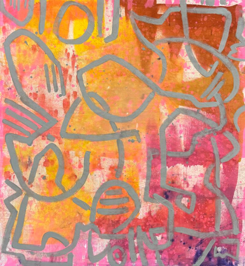 Uncertain Borders, Manuela Gottfried, 120 x 130 cm, anfragen