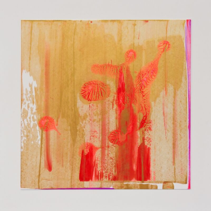 CLL Gold, Manuela Gottfried 2014, Acryl auf Karton, 50 x 50 cm, vergriffen