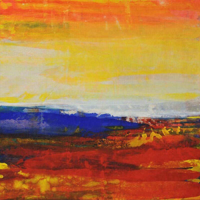 Neuland, Manuela Gottfried 2018, Acryl auf Leinwand, 120 x 120 cm, vergriffen