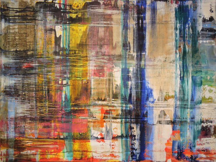 Spectrum, Manuela Gottfried 2022, Acryl auf Leinwand, 160 x 120 cm