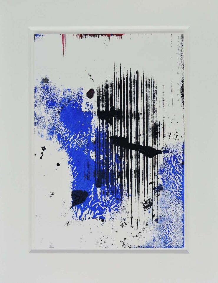 Blauer Engel, Manuela Gottfried 2021, 30 x 40 cm