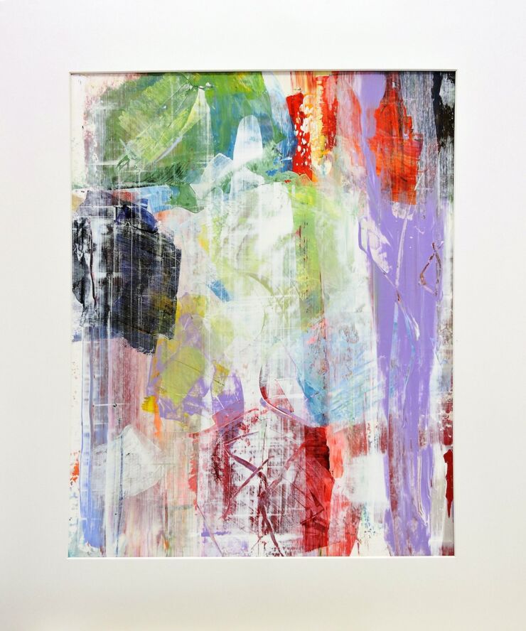 Frühling, Manuela Gottfried 2021, im Passepartout 50 x 60 cm, € 350