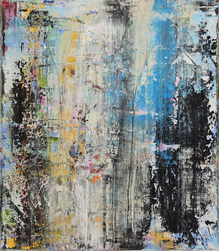 Farbiges Blau
