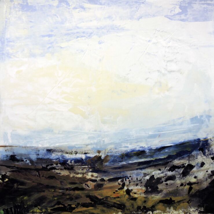 Andorra, Manuela Gottfried 2021, Acryl auf Leinwand, 110 x 110 cm