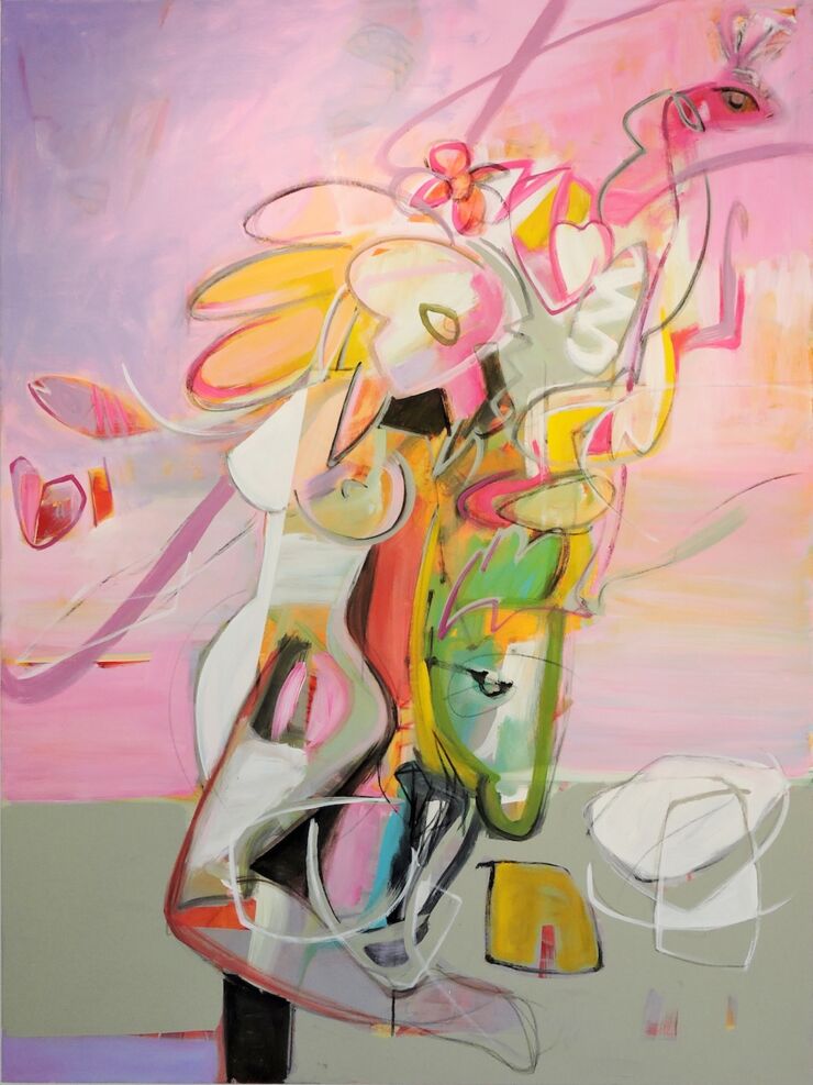 Evas Kopfkino, Manuela Gottfried 2022, 120 x 160 cm